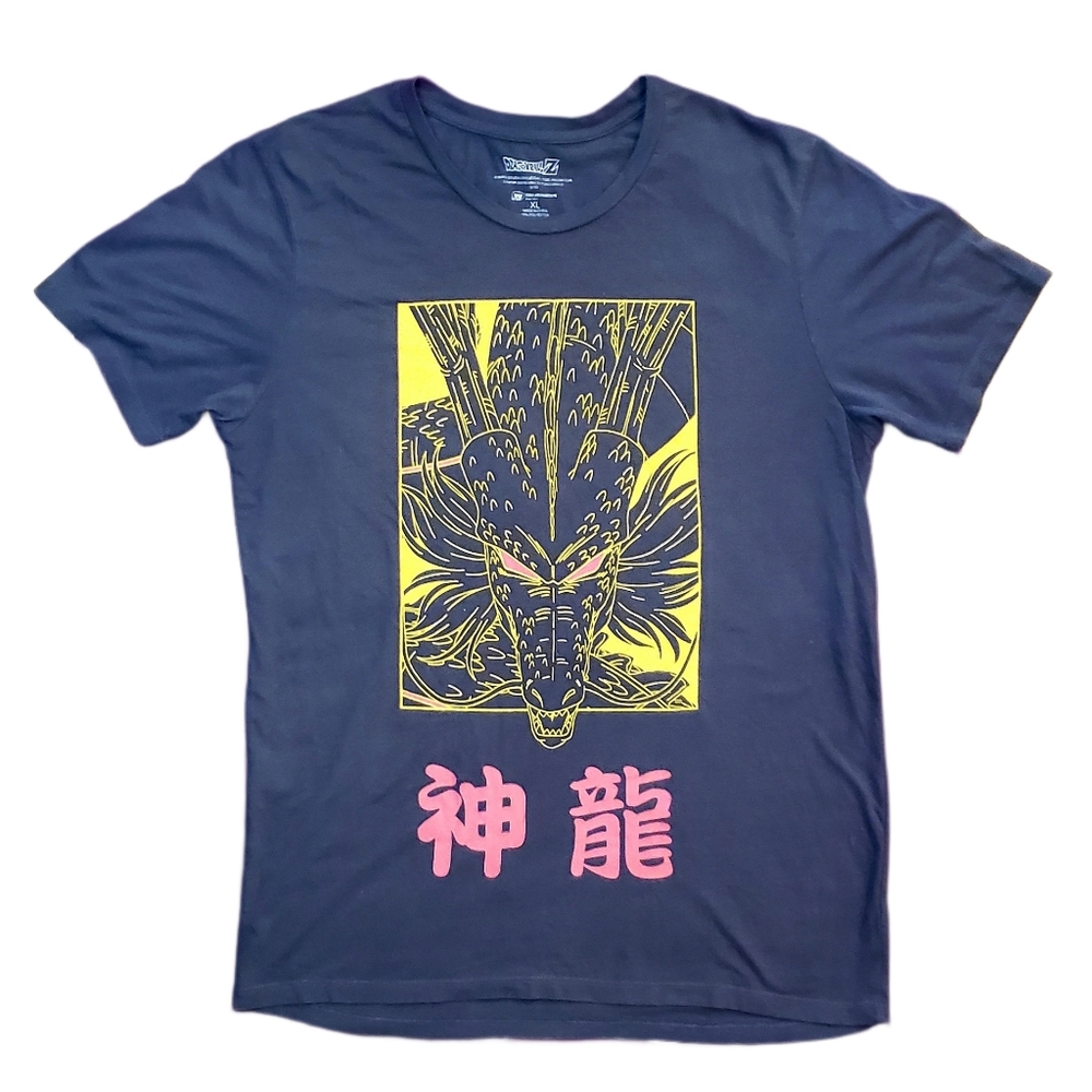 Dragon Ball Z Shirt Graphic Double Sided Anime Adult Mens XL